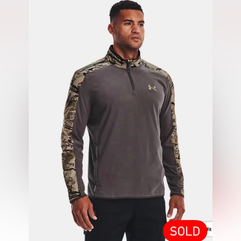 Men’s Under Armour Polartec Forge 1/4 Zip - Picture 1 of 10